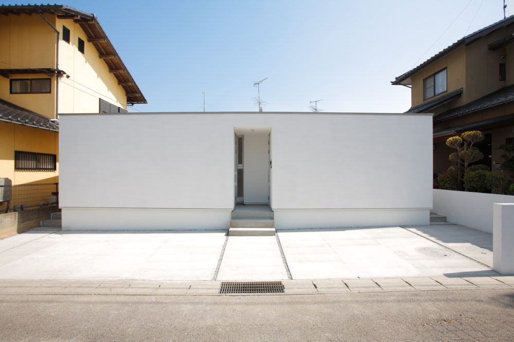 郡山市Ｏ様四角がかわいい外観の平屋