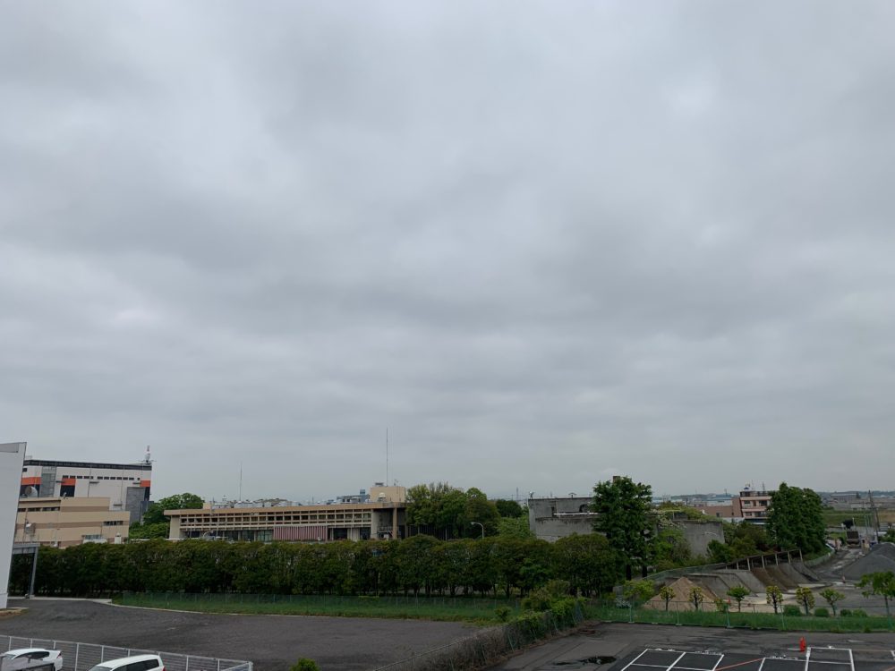 不安定な空模様