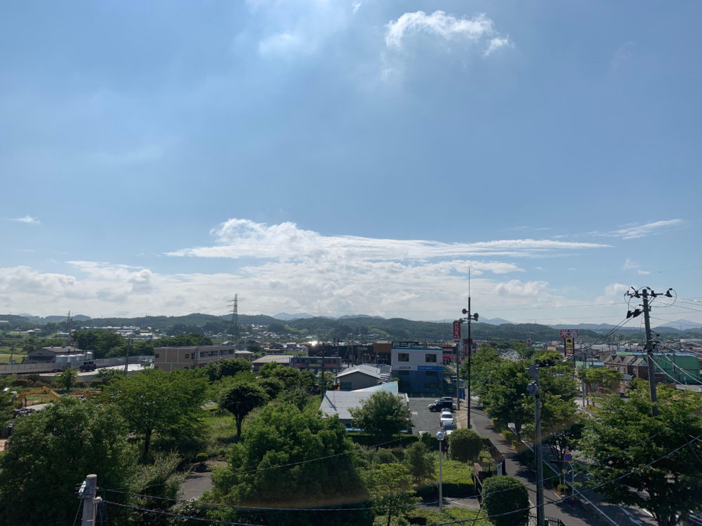 梅雨の晴れ間_郡山市