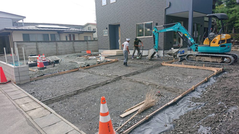 外構工事の準備中です👷