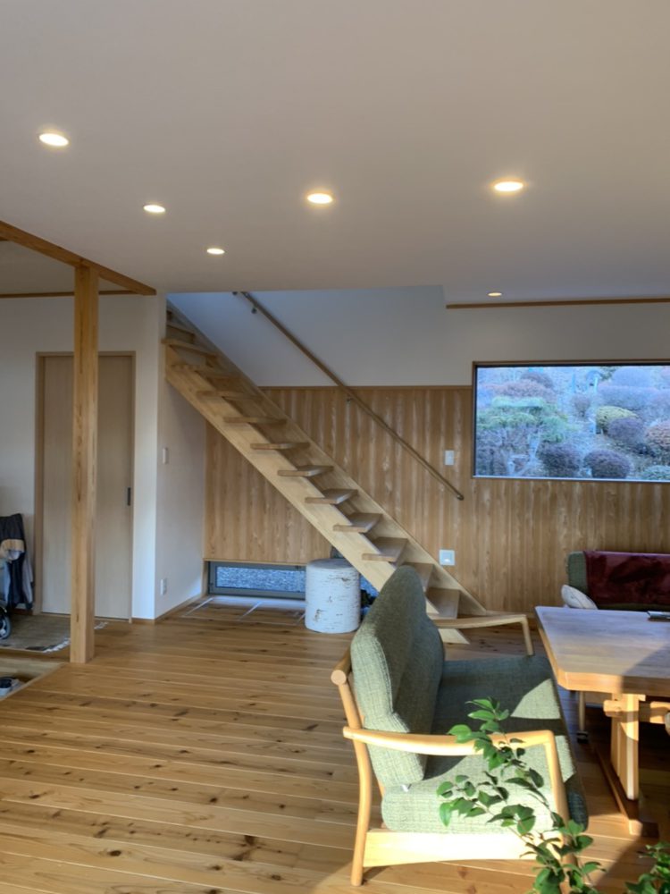 暖炉のあるお家